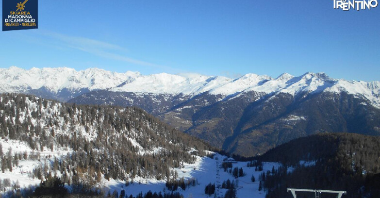 Webcam Skiarea Campiglio Dolomiti di Brenta Val di Sole Val Rendena - Nuova Seggiovia Vigo
