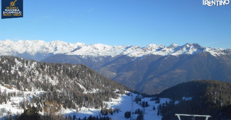 Webcam Ski area Campiglio Dolomiti di Brenta Val di Sole Val Rendena - Nuova Seggiovia Vigo