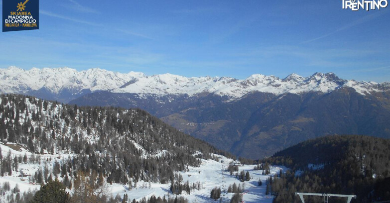 Webcam Ski area Campiglio Dolomiti di Brenta Val di Sole Val Rendena - Nuova Seggiovia Vigo