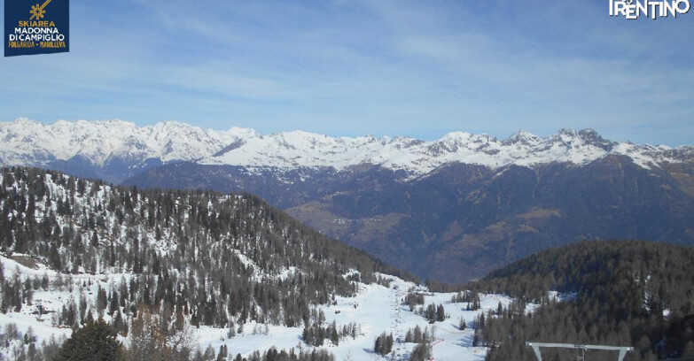 Webcam Ski area Campiglio Dolomiti di Brenta Val di Sole Val Rendena - Nuova Seggiovia Vigo