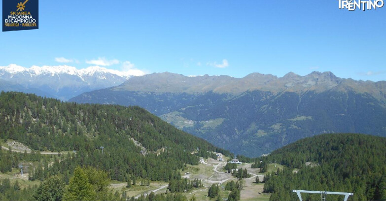 Webcam Folgarida-Marilleva  (Skiarea Campiglio Dolomiti di Brenta - Val di Sole Val Rendena) - Val Panciana