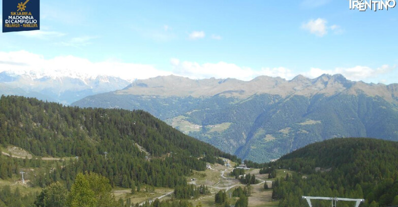 Webcam Folgarida-Marilleva  (Skiarea Campiglio Dolomiti di Brenta - Val di Sole Val Rendena) - Val Panciana