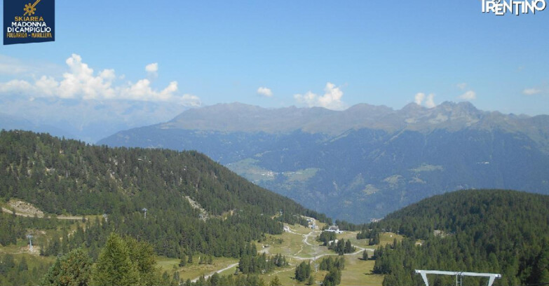 Webcam Folgarida-Marilleva  (Skiarea Campiglio Dolomiti di Brenta - Val di Sole Val Rendena) - Val Panciana