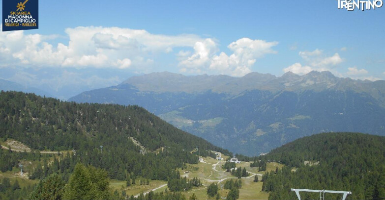 Webcam Folgarida-Marilleva  (Skiarea Campiglio Dolomiti di Brenta - Val di Sole Val Rendena) - Val Panciana