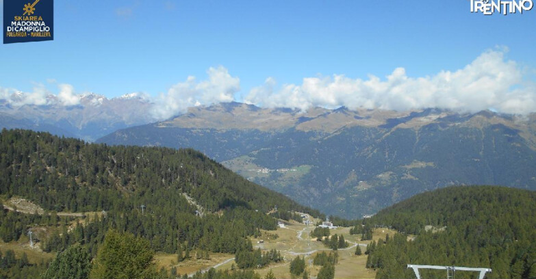 Webcam Folgarida-Marilleva  (Skiarea Campiglio Dolomiti di Brenta - Val di Sole Val Rendena) - Val Panciana
