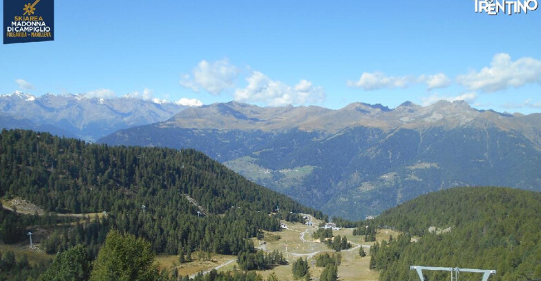 Webcam Folgarida-Marilleva  (Skiarea Campiglio Dolomiti di Brenta - Val di Sole Val Rendena) - Val Panciana