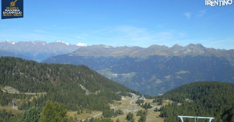 Webcam Folgarida-Marilleva  (Skiarea Campiglio Dolomiti di Brenta - Val di Sole Val Rendena) - Val Panciana