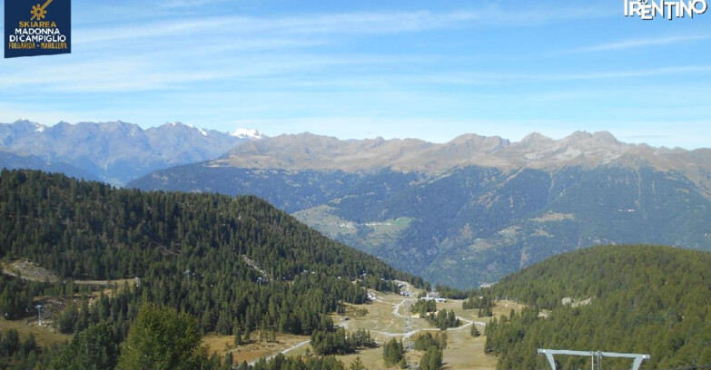 Webcam Folgarida-Marilleva  (Skiarea Campiglio Dolomiti di Brenta - Val di Sole Val Rendena) - Val Panciana
