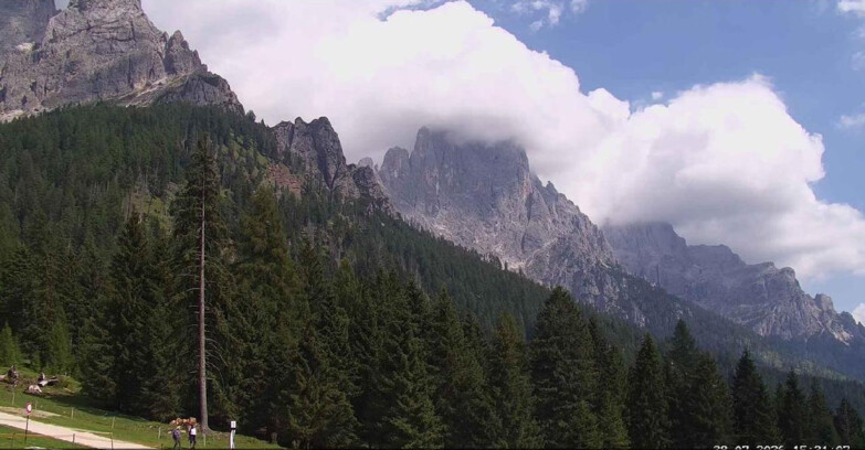Webcam San Martino di Castrozza - Passo Rolle  - Le Pale di San Martino