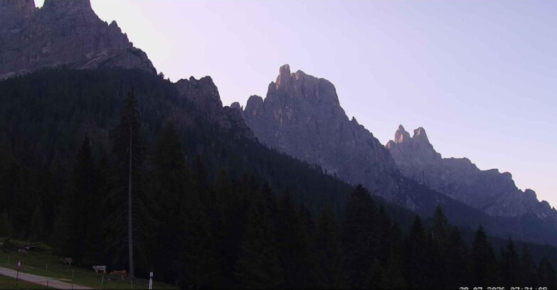 Webcam San Martino di Castrozza - Passo Rolle  - Le Pale di San Martino