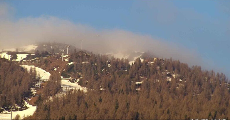 Webcam San Martino di Castrozza - Passo Rolle - Alpe Tognola e Pista 1