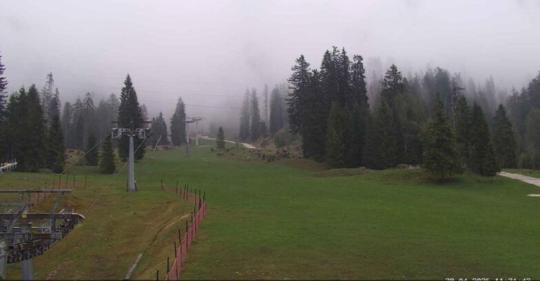 Webcam San Martino di Castrozza - Passo Rolle  - Pista Col Verde
