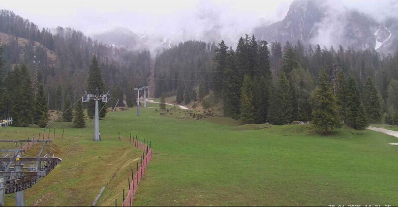 Webcam San Martino di Castrozza - Passo Rolle  - Pista Col Verde