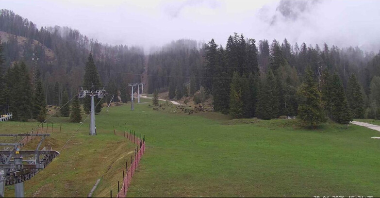 Webcam San Martino di Castrozza - Passo Rolle  - Pista Col Verde