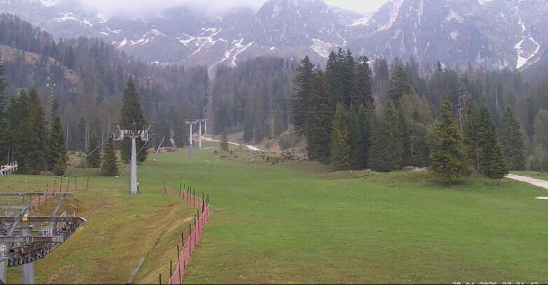 Webcam San Martino di Castrozza - Passo Rolle  - Pista Col Verde