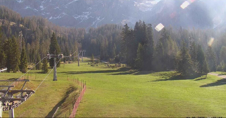 Webcam San Martino di Castrozza - Passo Rolle - Pista Col Verde
