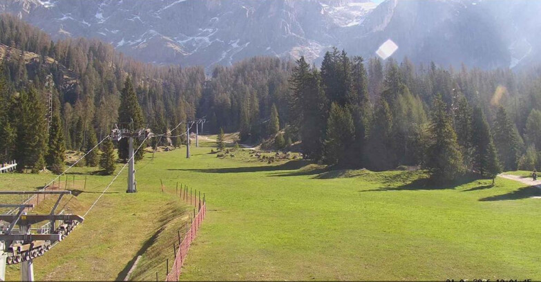 Webcam San Martino di Castrozza - Passo Rolle - Pista Col Verde