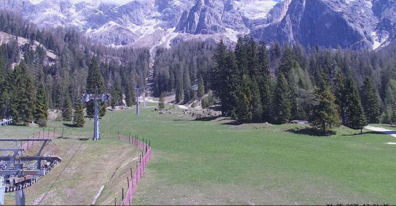 Webcam San Martino di Castrozza - Passo Rolle - Pista Col Verde