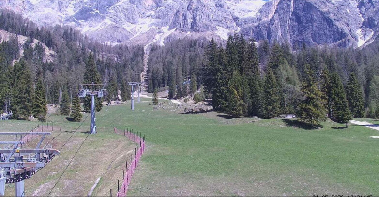 Webcam San Martino di Castrozza - Passo Rolle - Pista Col Verde