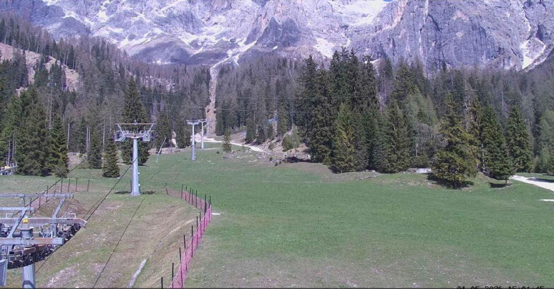 Webcam San Martino di Castrozza - Passo Rolle - Pista Col Verde