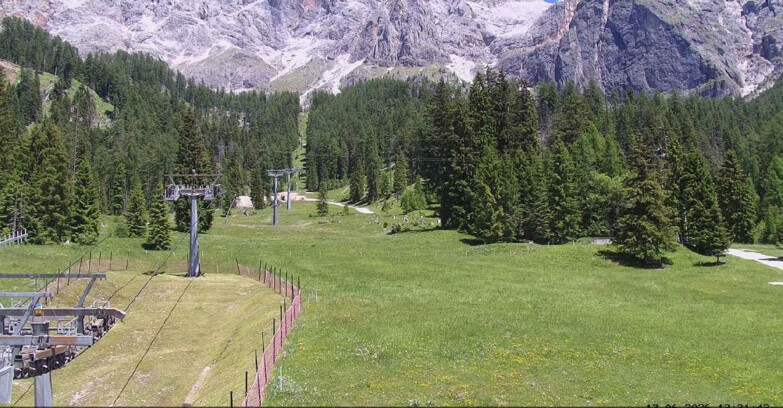 Webcam San Martino di Castrozza - Passo Rolle - Pista Col Verde