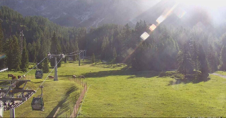 Webcam San Martino di Castrozza - Passo Rolle - Pista Col Verde
