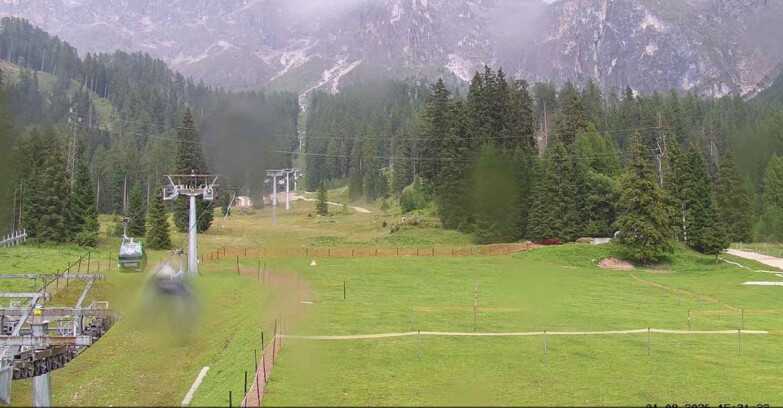 Webcam San Martino di Castrozza - Passo Rolle  - Pista Col Verde
