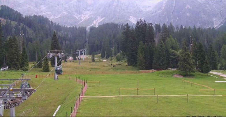 Webcam San Martino di Castrozza - Passo Rolle  - Pista Col Verde