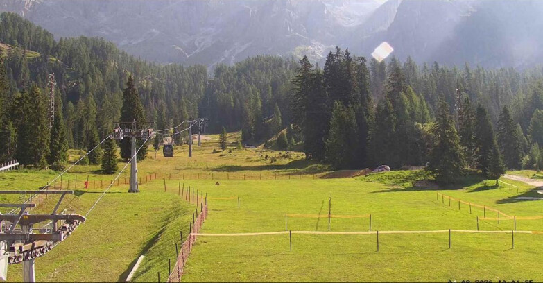 Webcam San Martino di Castrozza - Passo Rolle - Pista Col Verde