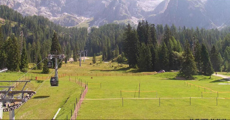 Webcam San Martino di Castrozza - Passo Rolle - Pista Col Verde