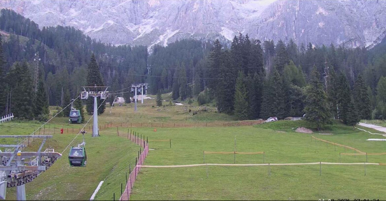 Webcam San Martino di Castrozza - Passo Rolle - Pista Col Verde