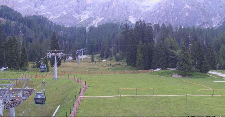 Webcam San Martino di Castrozza - Passo Rolle - Pista Col Verde