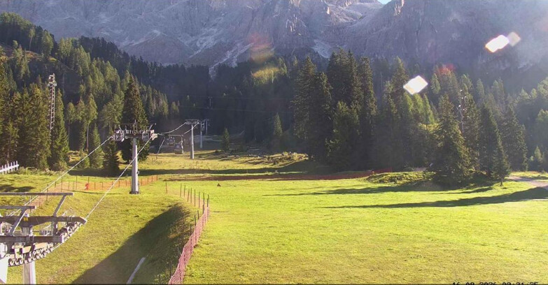 Webcam San Martino di Castrozza - Passo Rolle  - Pista Col Verde