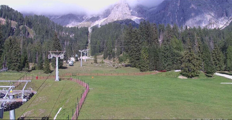 Webcam San Martino di Castrozza - Passo Rolle  - Pista Col Verde