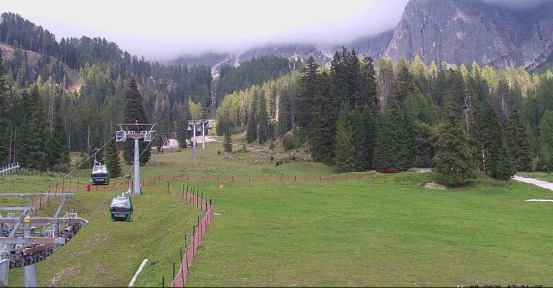 Webcam San Martino di Castrozza - Passo Rolle  - Pista Col Verde