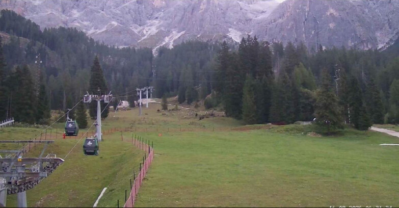 Webcam San Martino di Castrozza - Passo Rolle  - Pista Col Verde