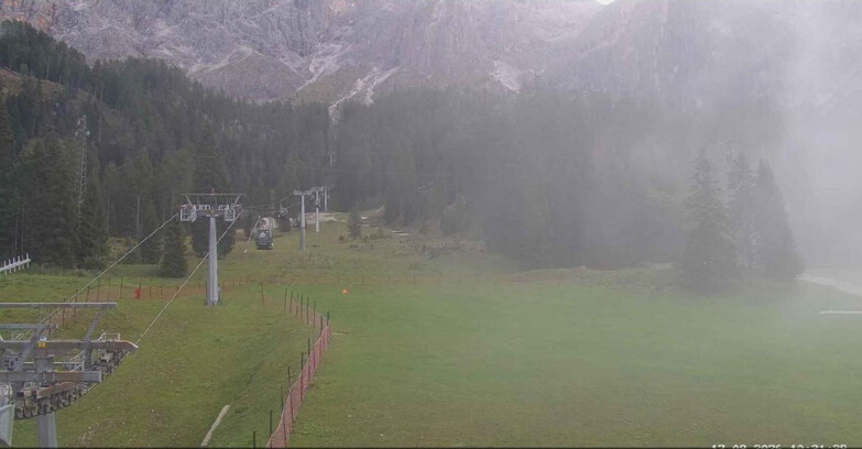 Webcam San Martino di Castrozza - Passo Rolle - Pista Col Verde