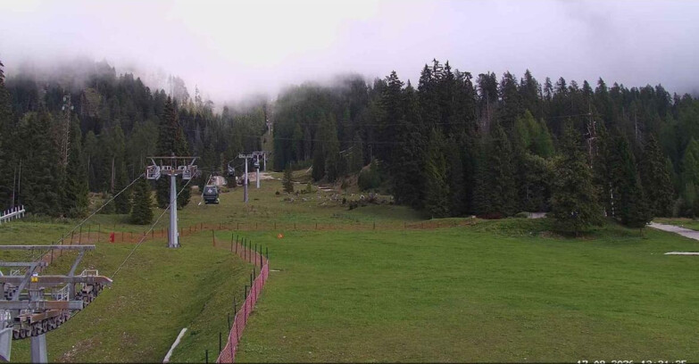 Webcam San Martino di Castrozza - Passo Rolle - Pista Col Verde