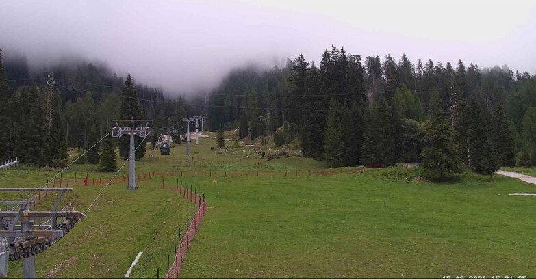 Webcam San Martino di Castrozza - Passo Rolle - Pista Col Verde