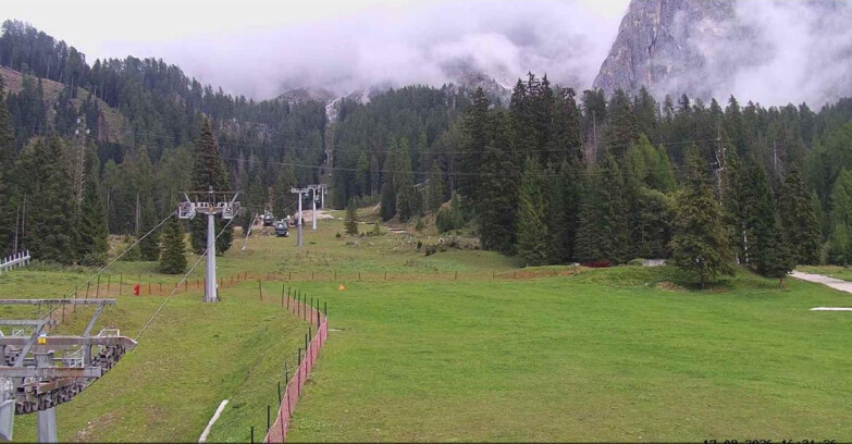 Webcam San Martino di Castrozza - Passo Rolle - Pista Col Verde