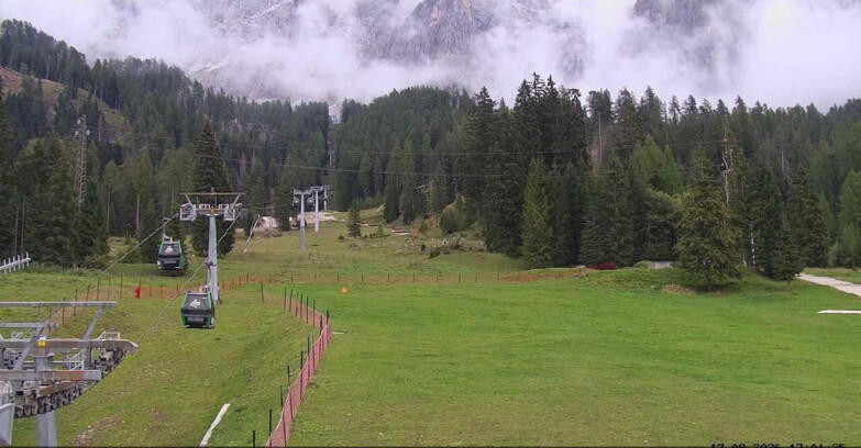 Webcam San Martino di Castrozza - Passo Rolle - Pista Col Verde