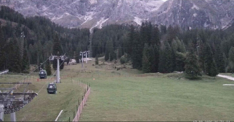Webcam San Martino di Castrozza - Passo Rolle - Pista Col Verde