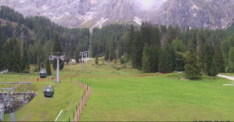 Webcam San Martino di Castrozza - Passo Rolle - Pista Col Verde