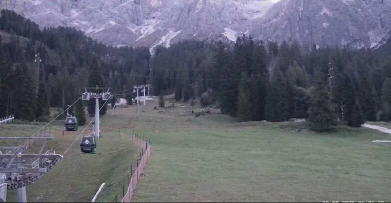 Webcam San Martino di Castrozza - Passo Rolle - Pista Col Verde