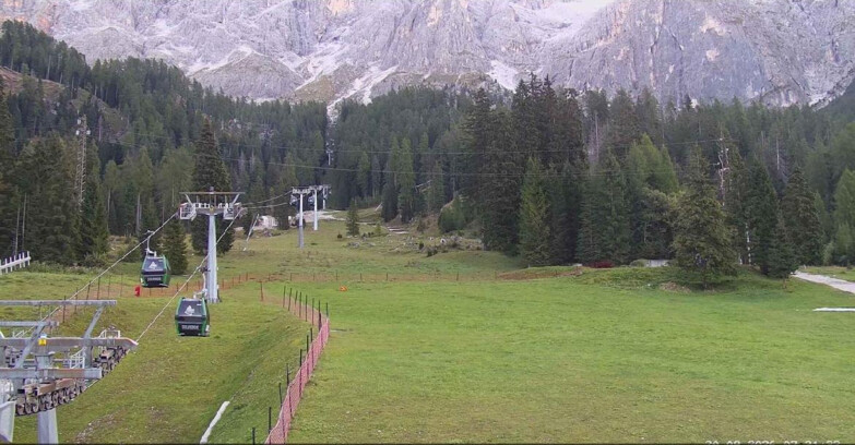 Webcam San Martino di Castrozza - Passo Rolle - Pista Col Verde