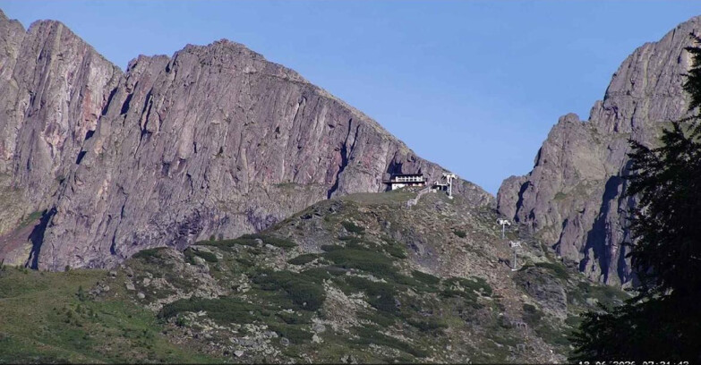 Webcam San Martino di Castrozza - Passo Rolle  - Punta Ces 