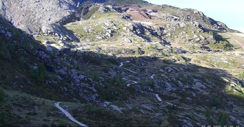 Webcam San Martino di Castrozza - Passo Rolle  - Sentiero delle Marmotte