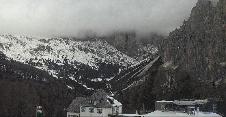 Webcam Vigo di Fassa-Pera-Ciampedìe - Vigo - Torri del Vajolet