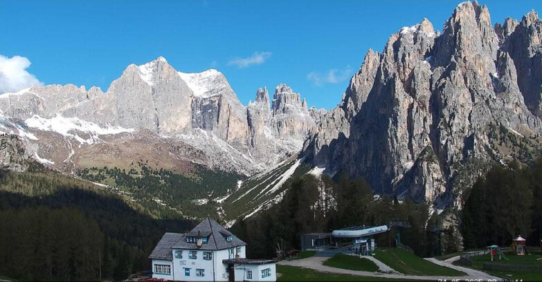 Webcam Vigo di Fassa-Pera-Ciampedìe - Vigo - Torri del Vajolet