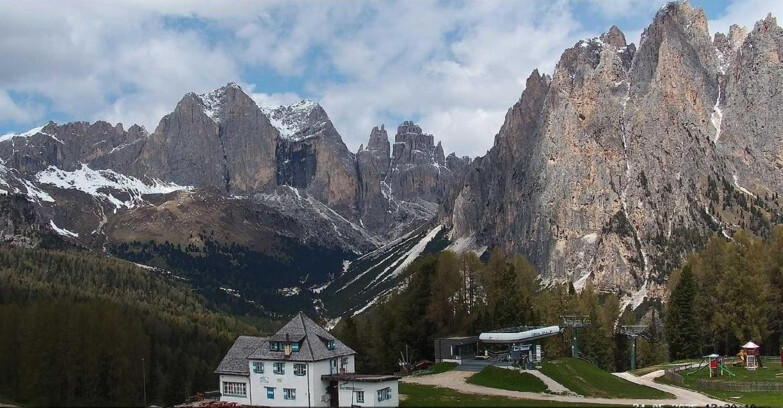 Webcam Vigo di Fassa-Pera-Ciampedìe - Vigo - Torri del Vajolet